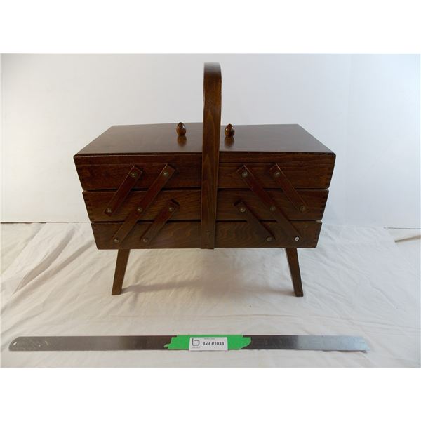 Wooden Sewing Basket