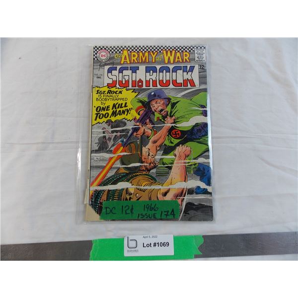 1966 Sgt Rock Army of War comic