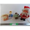 Image 1 : Vintage Kids Toys, plastic dolls, santa clause, telephone