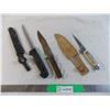 Image 1 : (3) Hunting knives / filleting knife