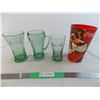 Image 1 : Coca-Cola glasses + big gulp cup