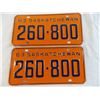 Image 3 : 1963 (pair) license plates - with original sleeve they came in