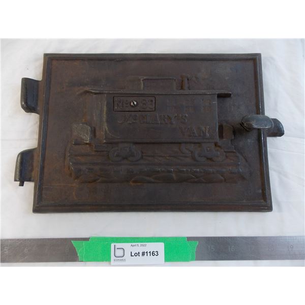 McClary's Van No 33 Cast Iron - stove door