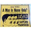 Image 2 : Las-i-co tablets tin advertisment sign - 23"X16"