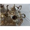 Image 3 : Leonard Silver plate Teapot/Coffee/Cream/Sugar serving tray set