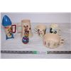 Image 1 : Vintage Disney Cups + Bowl