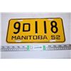 Image 1 : Manitoba 52 License Plates