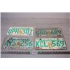 Image 1 : Saskatchewan 1988,91,94 License Plates