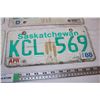 Image 2 : Saskatchewan 1988,91,94 License Plates