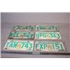 Image 1 : Saskatchewan 19984,85,88,90 License Plates