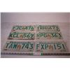 Image 2 : Saskatchewan 19984,85,88,90 License Plates