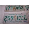 Image 2 : Saskatchewan 1987,95,2003,2005,License Plates