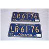 Image 3 : Wild Rose Country Alberta 1974 License Plates