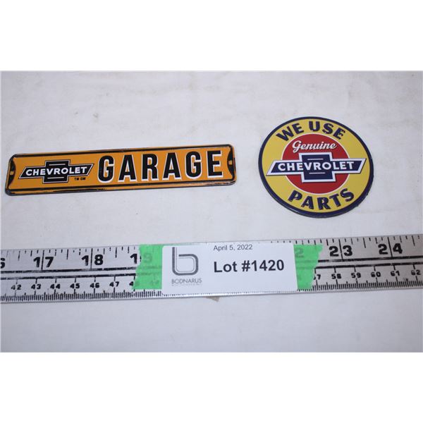 2X THE BID PRICE - Chevrolet Fridge Magnets