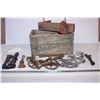 Image 1 : Canada Dry Wood Crate with various tools