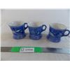 Image 1 : Vintage scenery blue mugs