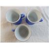 Image 2 : Vintage scenery blue mugs
