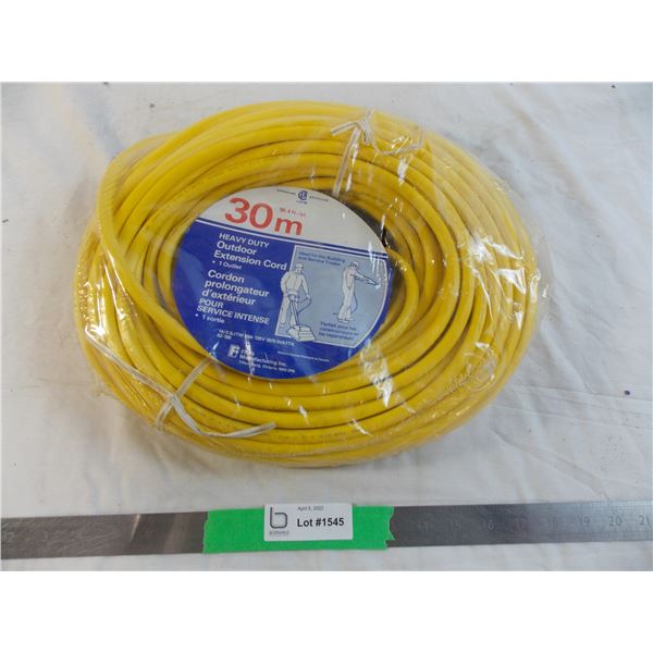 30m outdoor extension cord - new in package