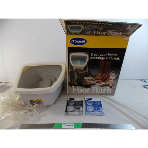 Dr Scholl's Foot Bath Massager - new old stock?