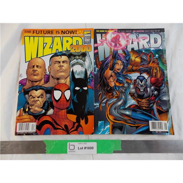 (2) Wizard Comics Guides May 1995 + Dec 1999