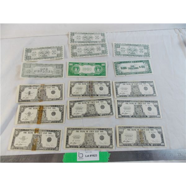 Lot of old pay money - hong kong + japan