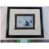 Image 1 : Framed picture of Kids skating 15"x 13" by M.G . Smith