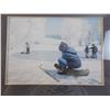 Image 2 : Framed picture of Kids skating 15"x 13" by M.G . Smith