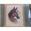 Image 2 : Frame art - horse portrait by R Manning - 16x14