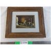 Image 1 : Framed art milking a cow scene - by Robert Duncan Studios - 13x11