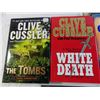 Image 4 : (5) Clive Cussler Hardcover Books + (1) Softcover book