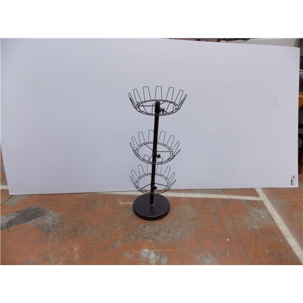 3-tier Metal Wire display rack - 3 ft tall (vent)