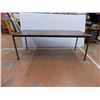 Image 1 : Long work table - 30x72x28" Tall (one bent leg)