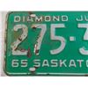 Image 2 : Sask 1965 Diamond Jubilee matching licence plates