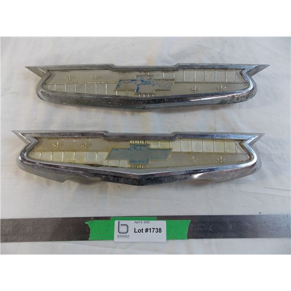 (2) Chevrolet Emblems (one marked #3722451)