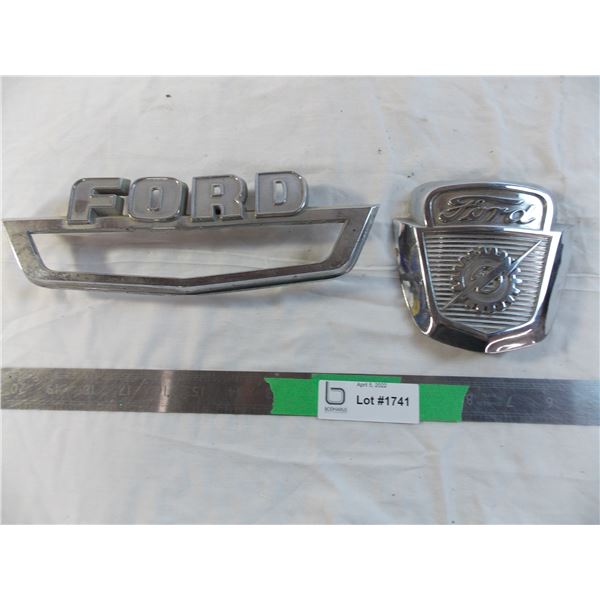(2) Ford vehicle emblems