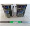 Image 1 : (2) Cans of paint - Pearl Gloss Level 3 - New paint light grey color original cost per can $65 each