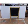 Image 2 : Dry Erase board on stand - kids size - 46"T 24"W