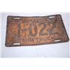 Image 2 : Saskatchewan 1939 Farm Truck License Plates