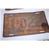 Image 3 : Saskatchewan 1939 Farm Truck License Plates