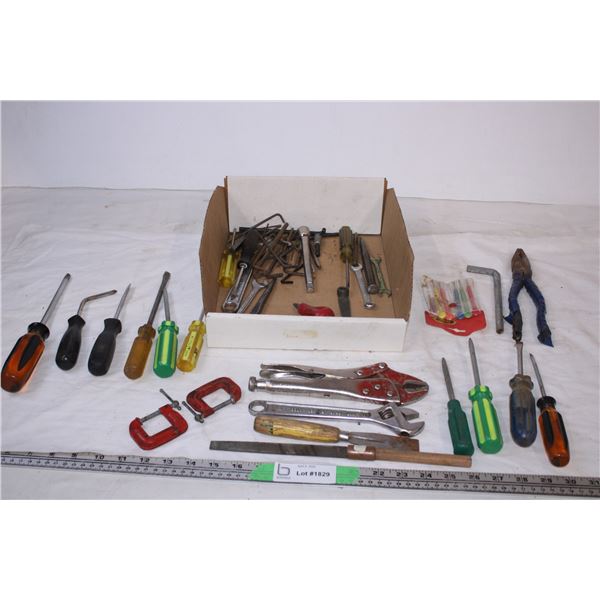 Box with Various Tools