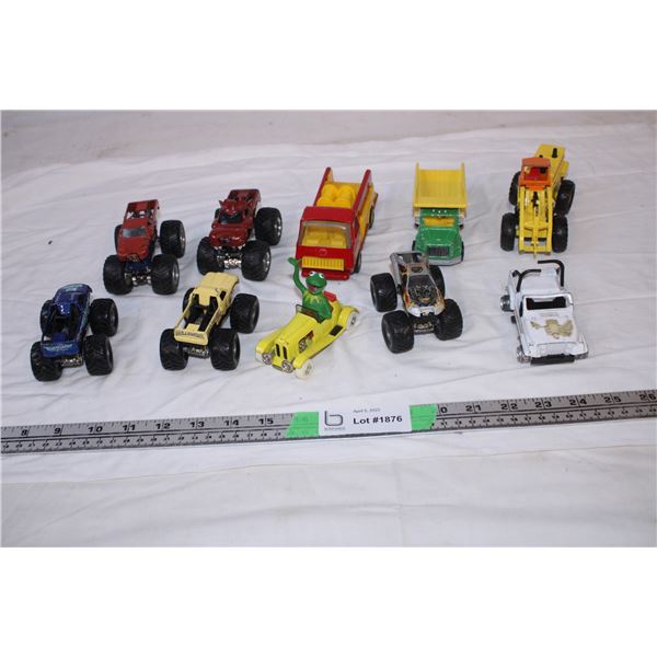 Various toy truck/cars