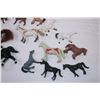 Image 3 : various plastic horses