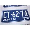 Image 2 : Alberta 1970 License Plates