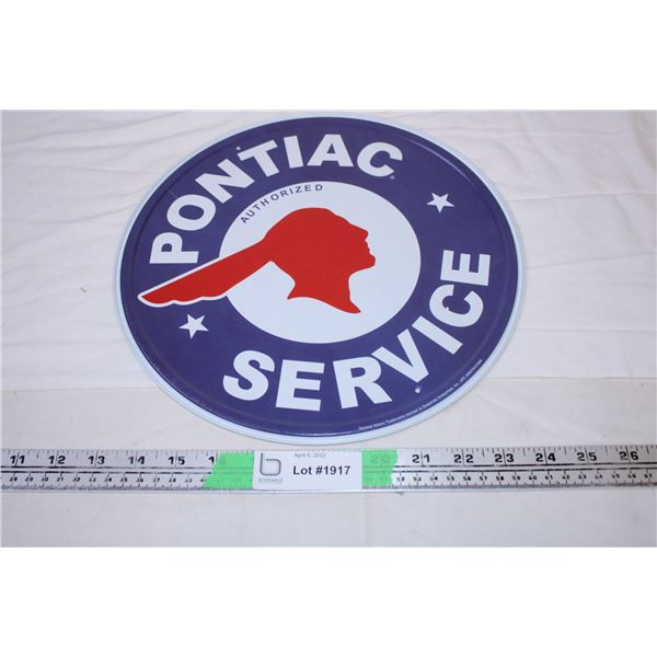 Pontiac Service Sign