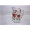 Image 2 : Glass pitcher with 4 glasses