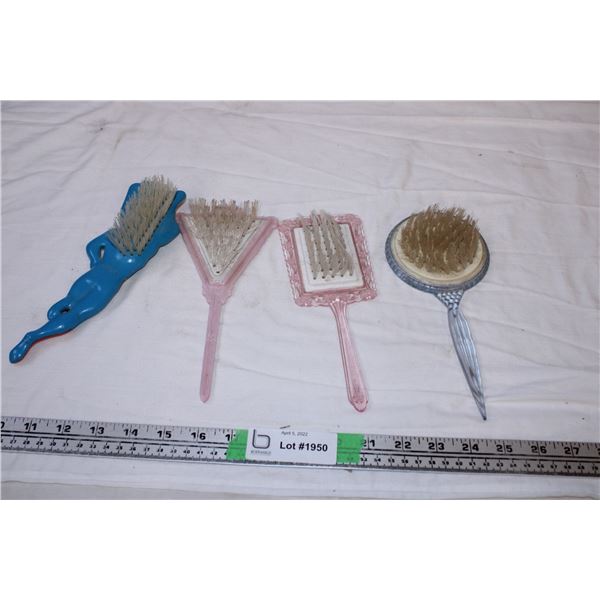 4 hair doll brushes