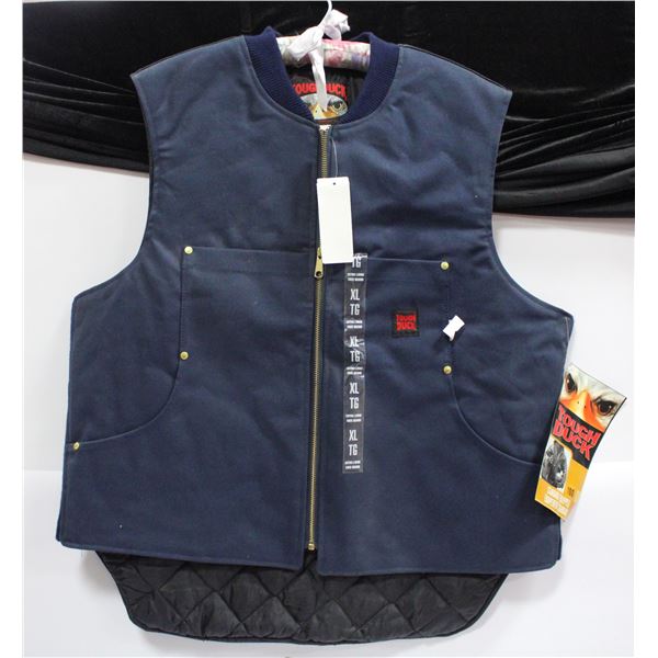 TOUGH DUCK NAVY BLUE VEST SIZE XL