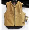 Image 1 : TOUGH DUCK QUILT LINED VEST SIZE L