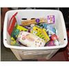 Image 1 : BASKET FULL OF ANIMAL CARE ITEMS ICLUDING