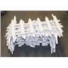 Image 1 : LOT OF PLASTIC GARDEN FENCE POST STAKES